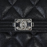 Chanel Boy Long Flap Wallet | Black SHW