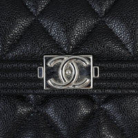 Chanel Boy Long Flap Wallet | Black SHW