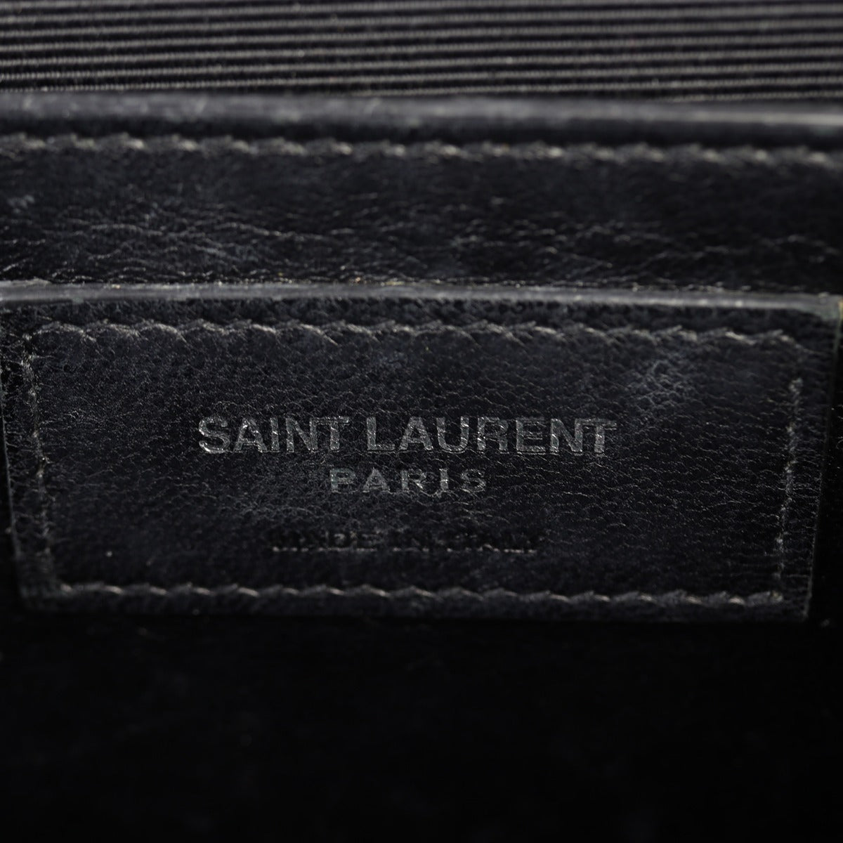 Saint Laurent Kate Tassel Chain Bag Medium Croc-Embossed