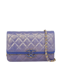 Chanel Iridescent Wallet on Chain