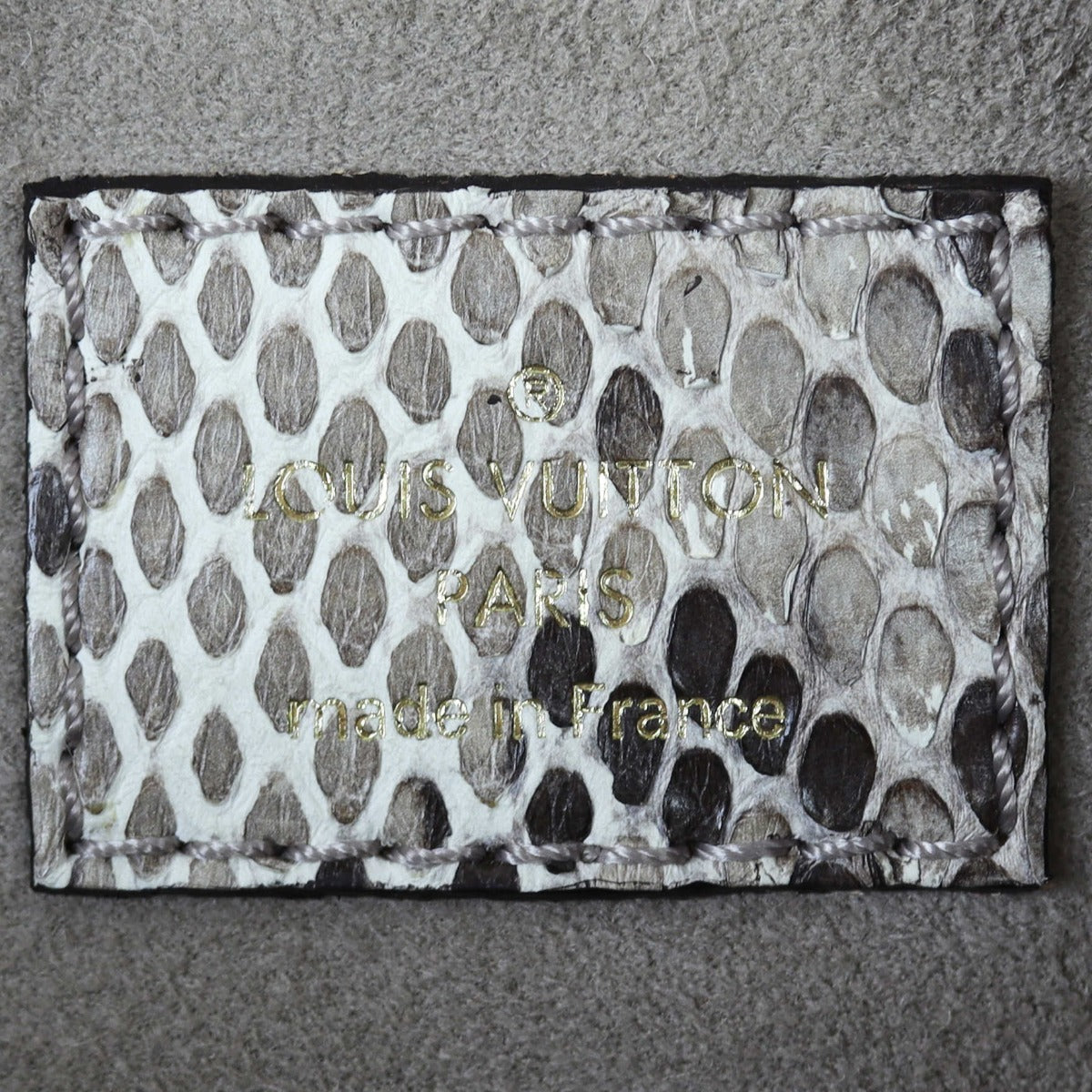 Louis Vuitton Pallas MM Python Made In