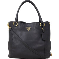 Prada Vitello Daino Two Way Tote