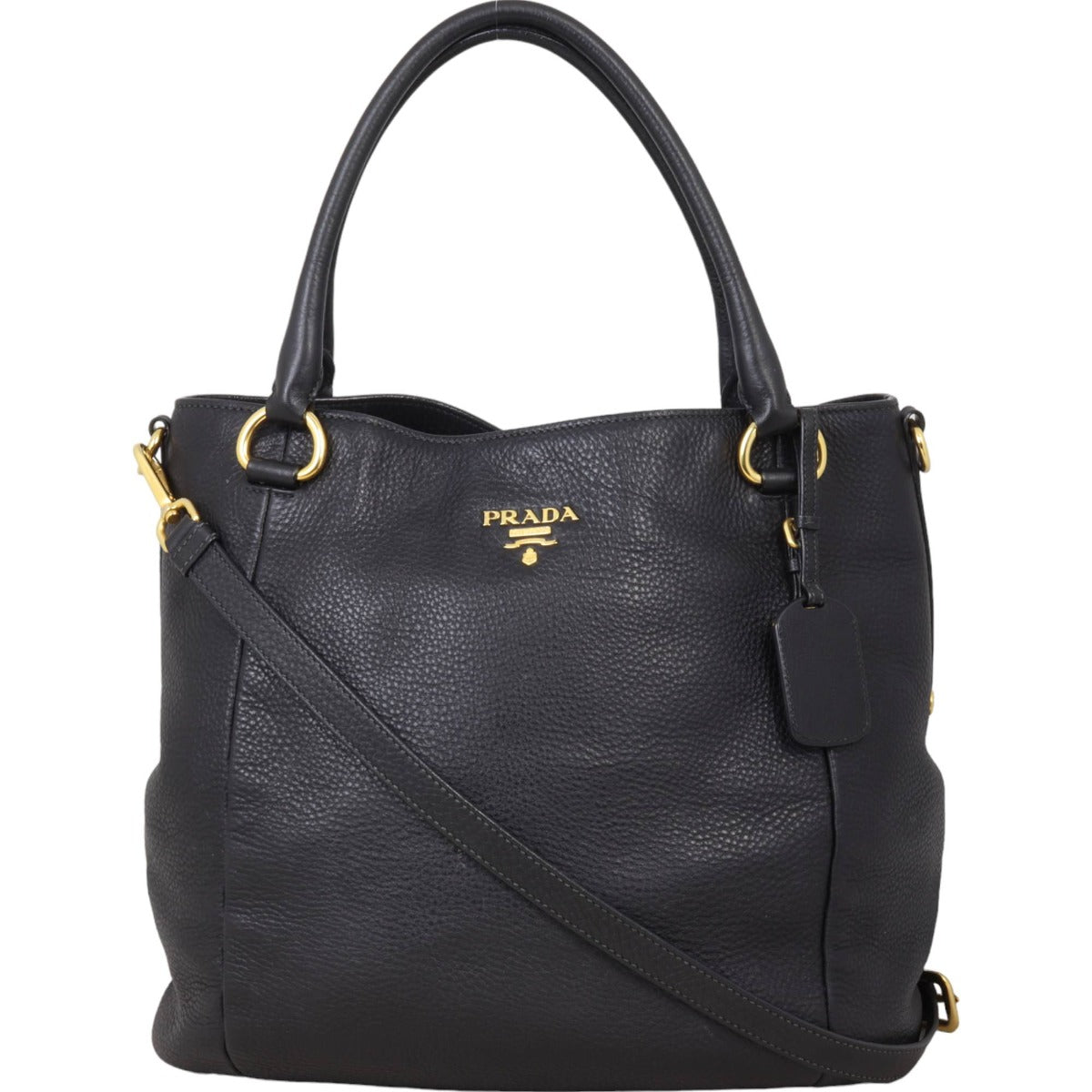 Prada Vitello Daino Two Way Tote