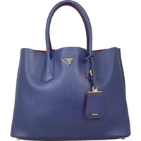Prada Saffiano Cuir Double Bag Large