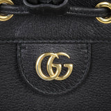 Gucci Ophidia Leather Bucket Bag Mini