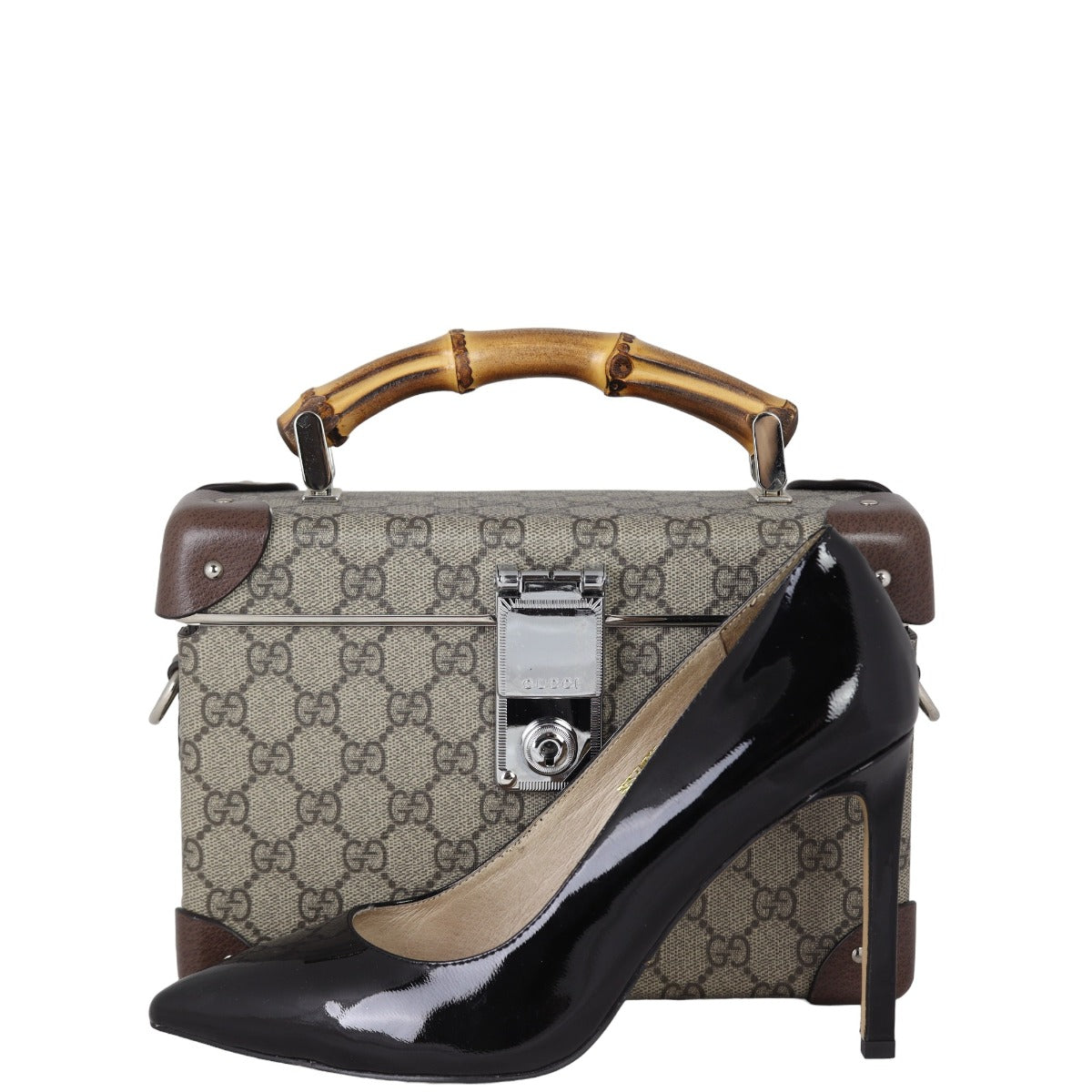 Gucci GG Supreme Globe-Trotter Vanity Case
