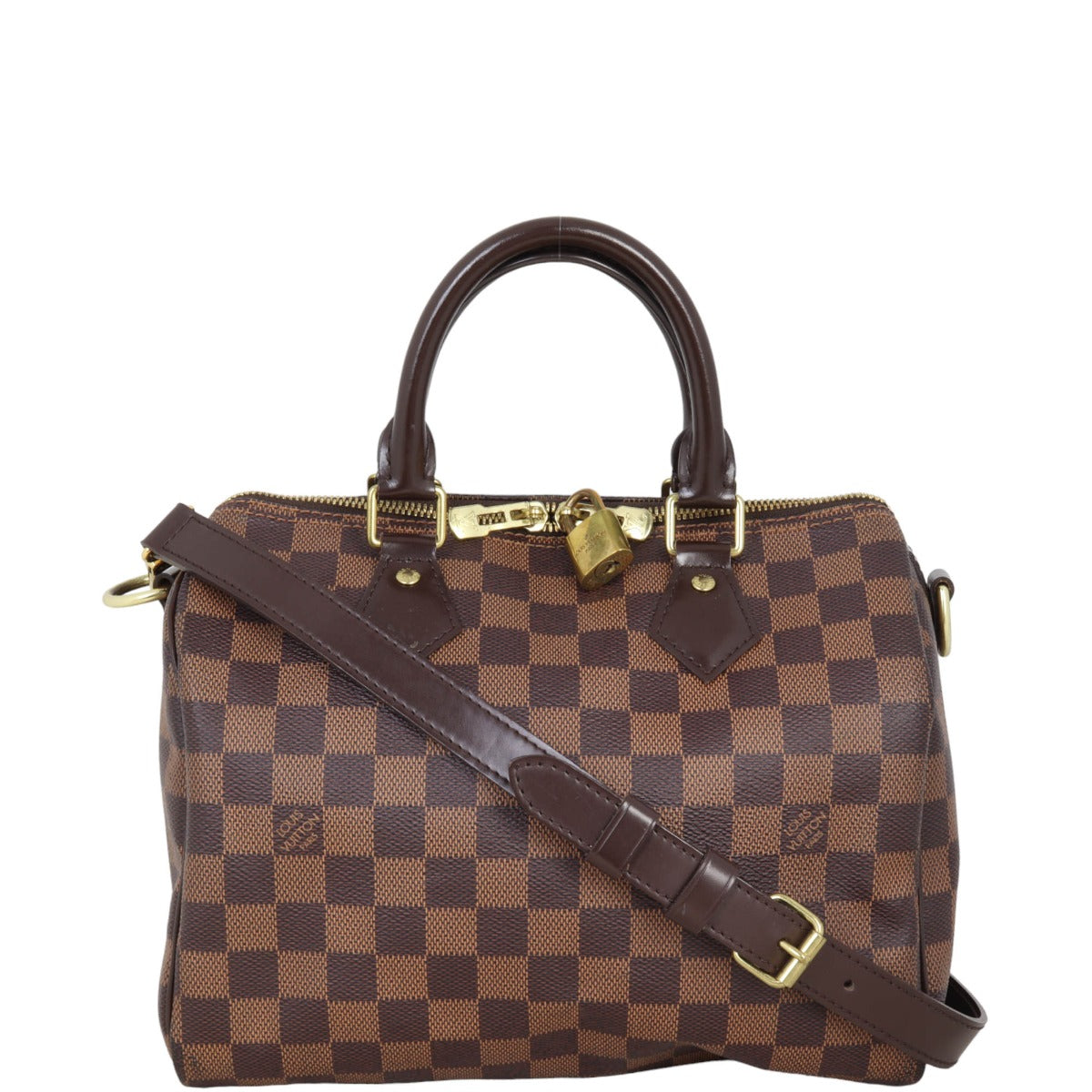 Louis Vuitton Speedy 25 Bandouliere Damier Ebene