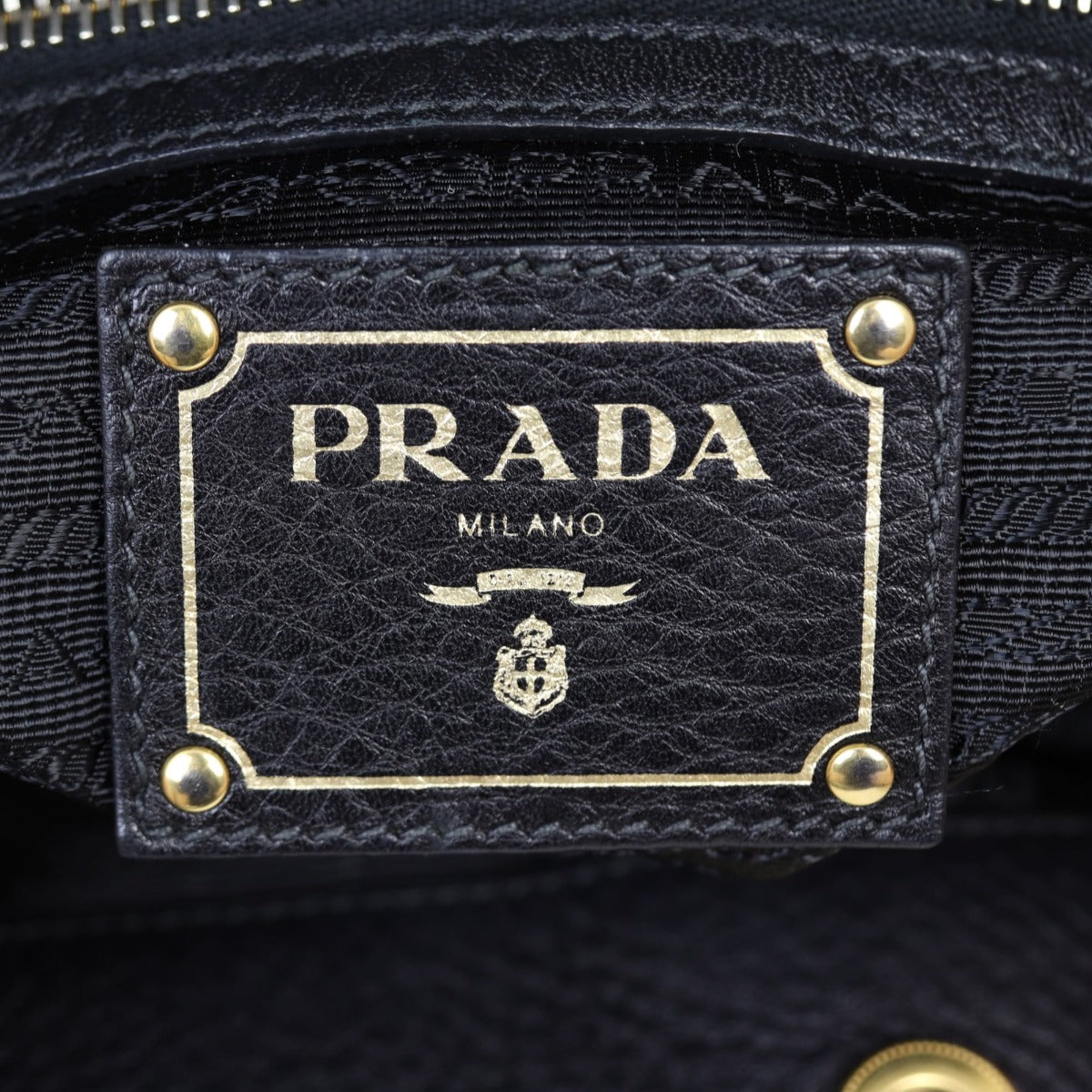 Prada Vitello Daino Two Way Tote