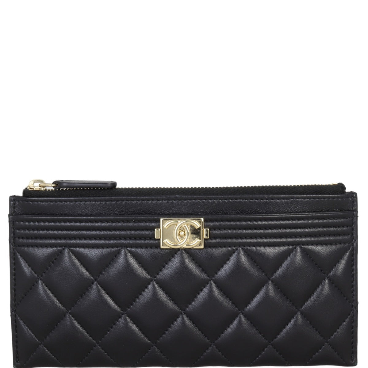 Chanel Boy Small Zip Pouch