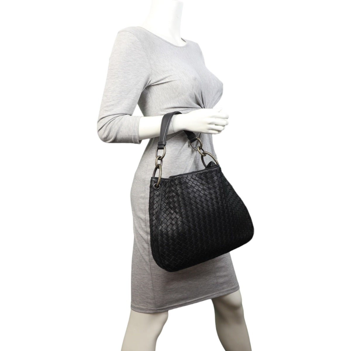 Bottega Veneta Intrecciato Loop Hobo