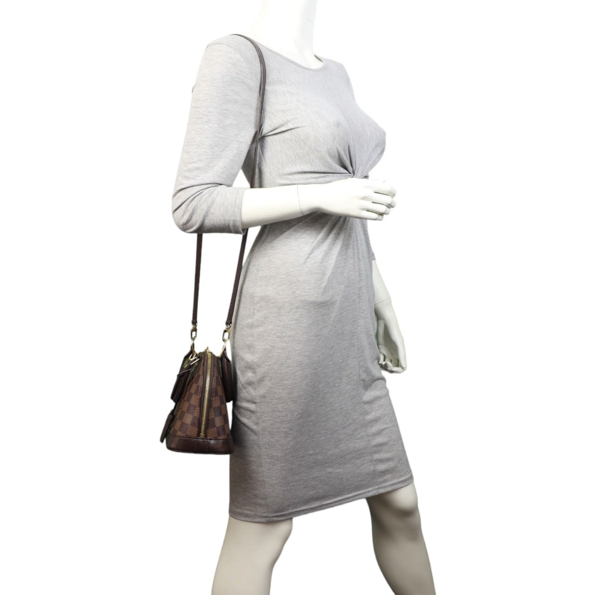 Louis Vuitton Alma BB Damier Ebene | padlock