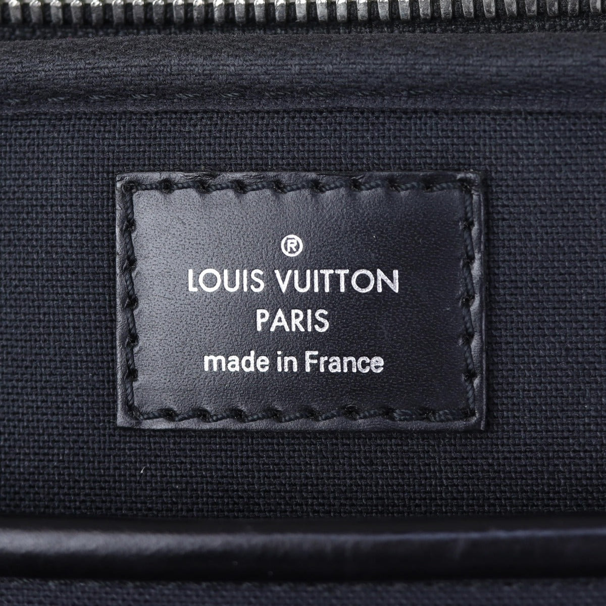 Louis Vuitton Steeve Laptop Bag Damier Graphite Interior Stamp