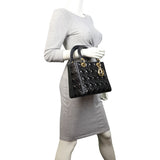 Dior Lady Dior Medium Patent