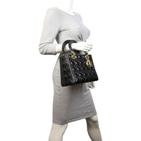 Dior Lady Dior Medium Patent