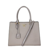 Prada Saffiano Cuir City Calf Two Way Tote