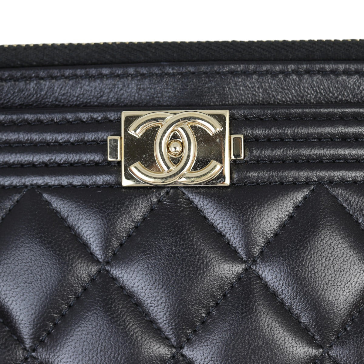 Chanel Boy Small Zip Pouch