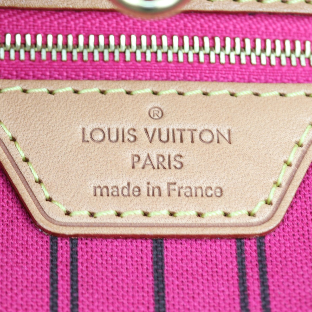 Louis Vuitton Neverfull MM Monogram Interior Stamp