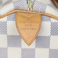 Louis Vuitton Speedy 30 Damier Azur Stamp