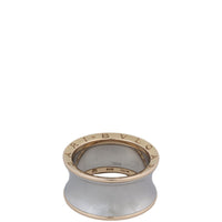 Bvlgari B.Zero1 Anish Kapoor 18k Rose Gold Stainless Steel Ring