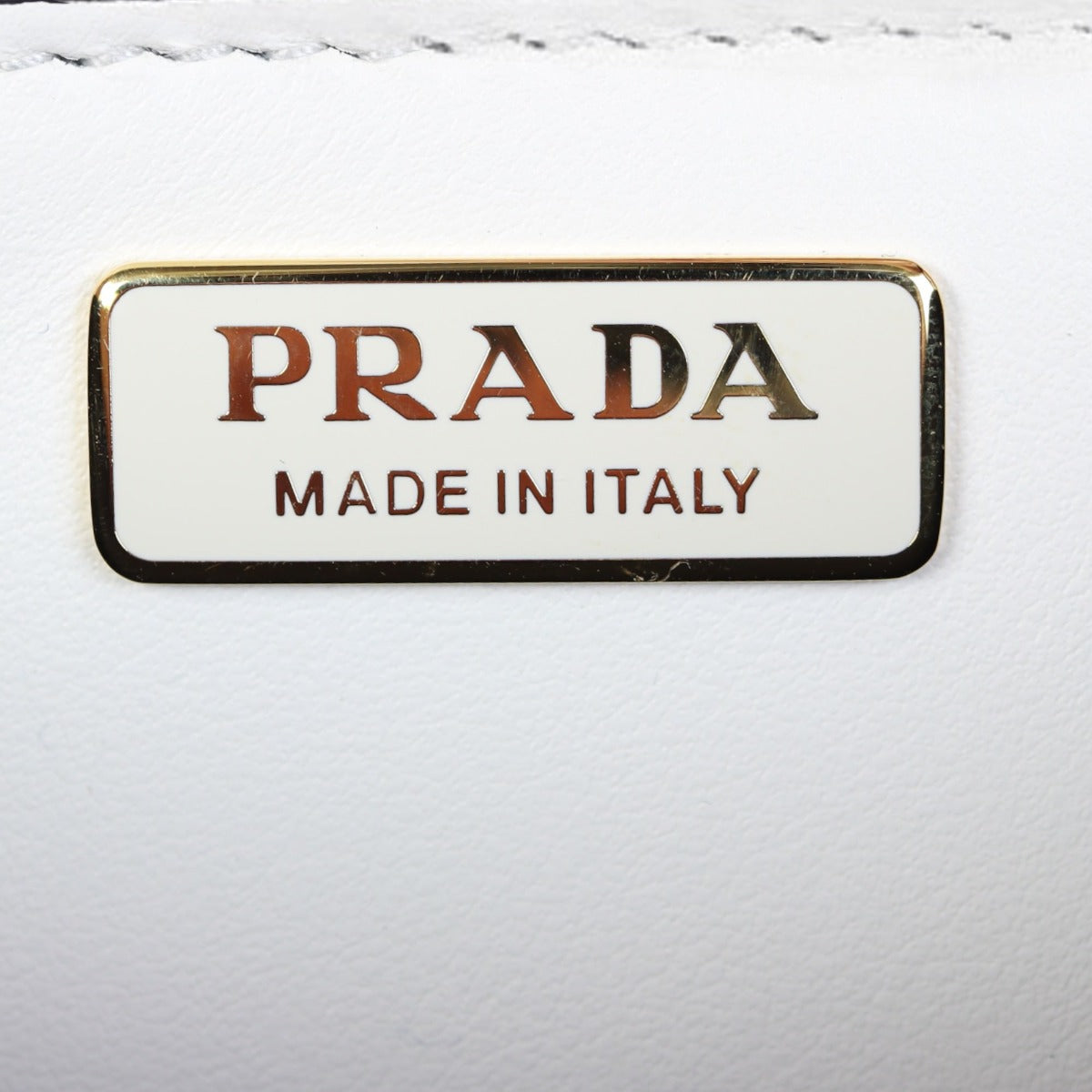Prada Saffiano Triangle Logo Envelope Shoulder Bag