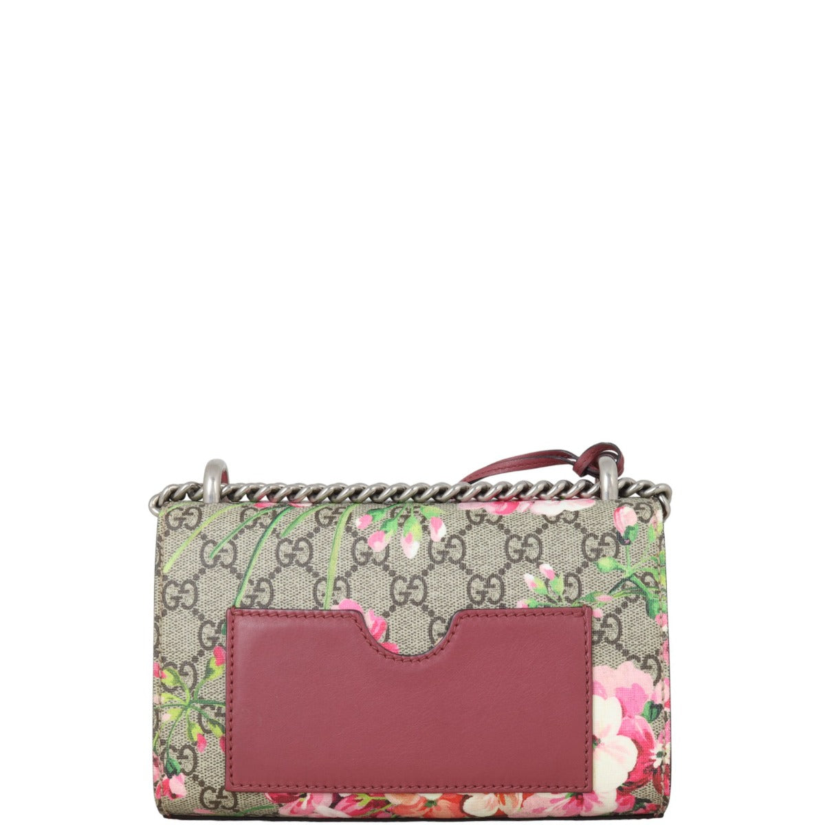 Gucci GG Supreme Blooms Padlock Small Shoulder Bag