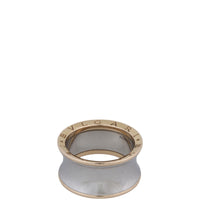 Bvlgari B.Zero1 Anish Kapoor 18k Rose Gold Stainless Steel Ring