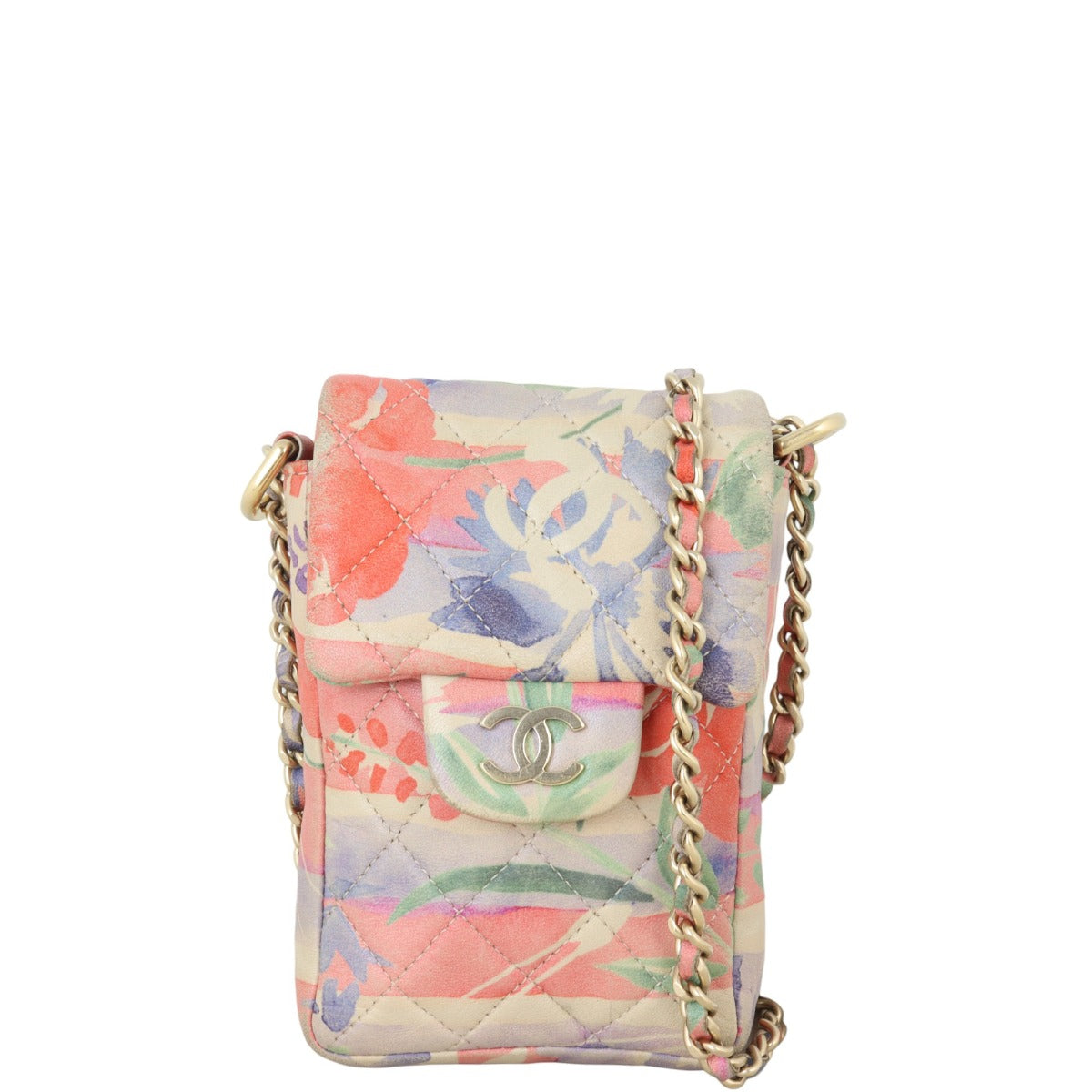 Chanel Phone Holder Watercolour Floral