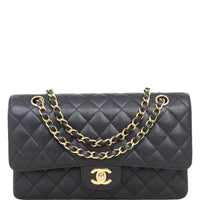 Chanel Classic Double Flap Medium | Black Caviar Gold Hardware