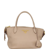 Prada Vitello Daino Small Zip Tote