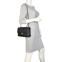 Chanel Classic Double Flap Medium | Black 12 Series