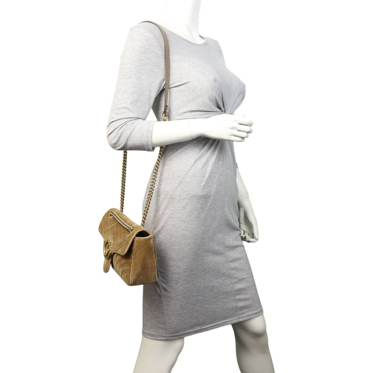 Gucci Marmont Velvet Small Shoulder Bag