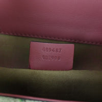 Gucci GG Supreme Blooms Padlock Small Shoulder Bag