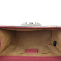 Gucci GG Supreme Blooms Padlock Small Shoulder Bag