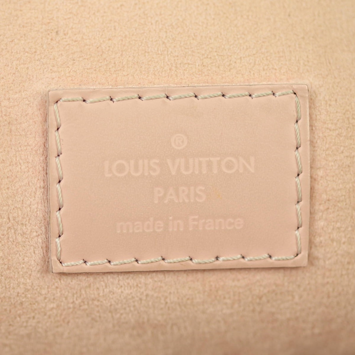 Louis Vuitton Caissa Hobo Damier Ebene Interior Stamp