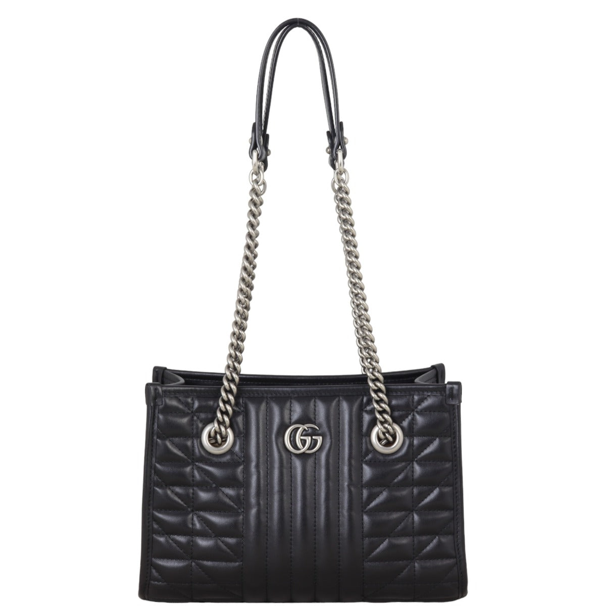 Gucci GG Marmont Matelasse Aria Chain Tote Small