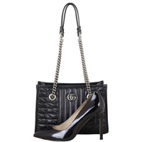 Gucci GG Marmont Matelasse Aria Chain Tote Small