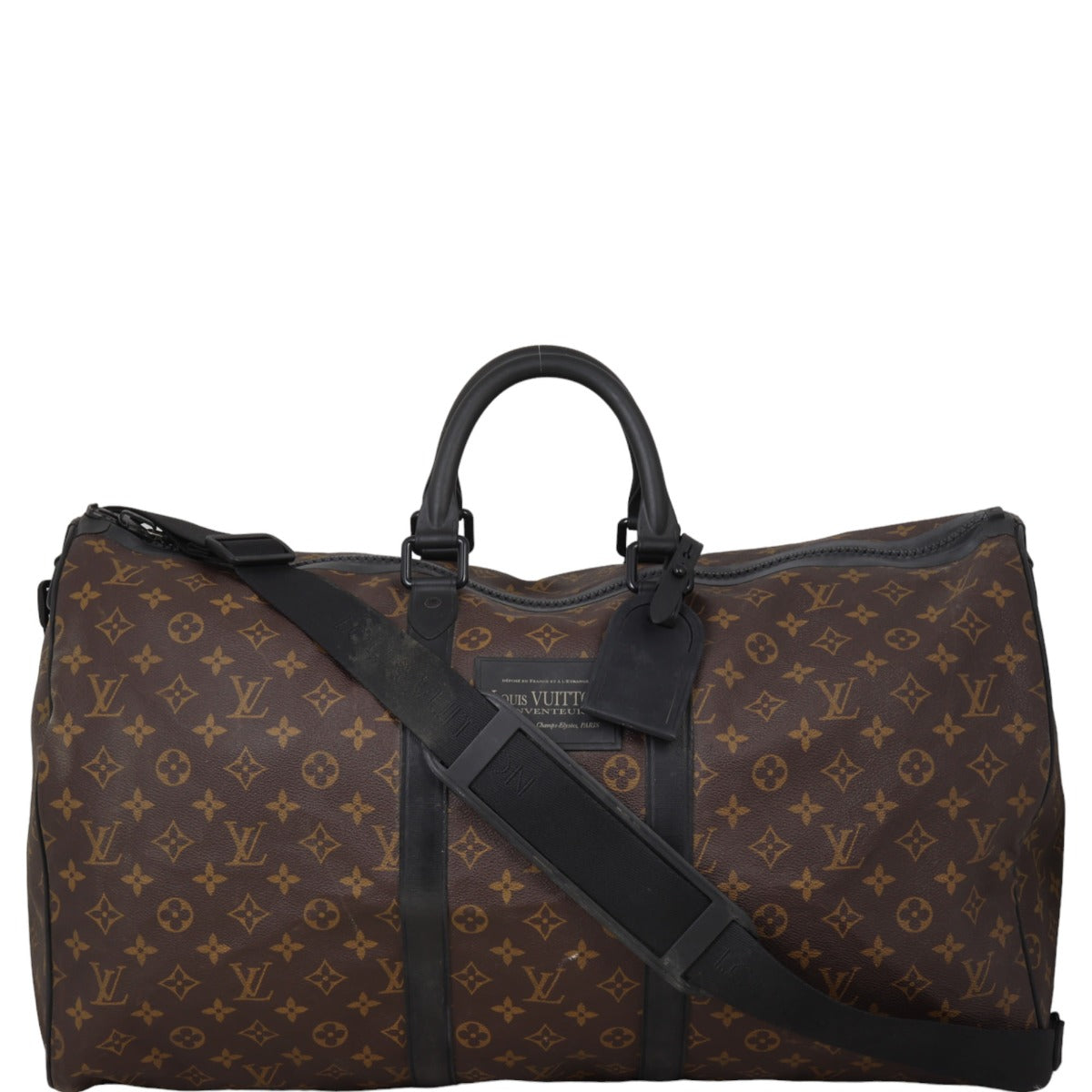 Louis Vuitton Keepall 55 Bandouliere Monogram Waterproof
