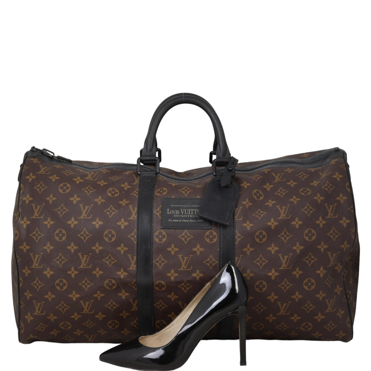 Louis Vuitton Keepall 55 Bandouliere Monogram Waterproof