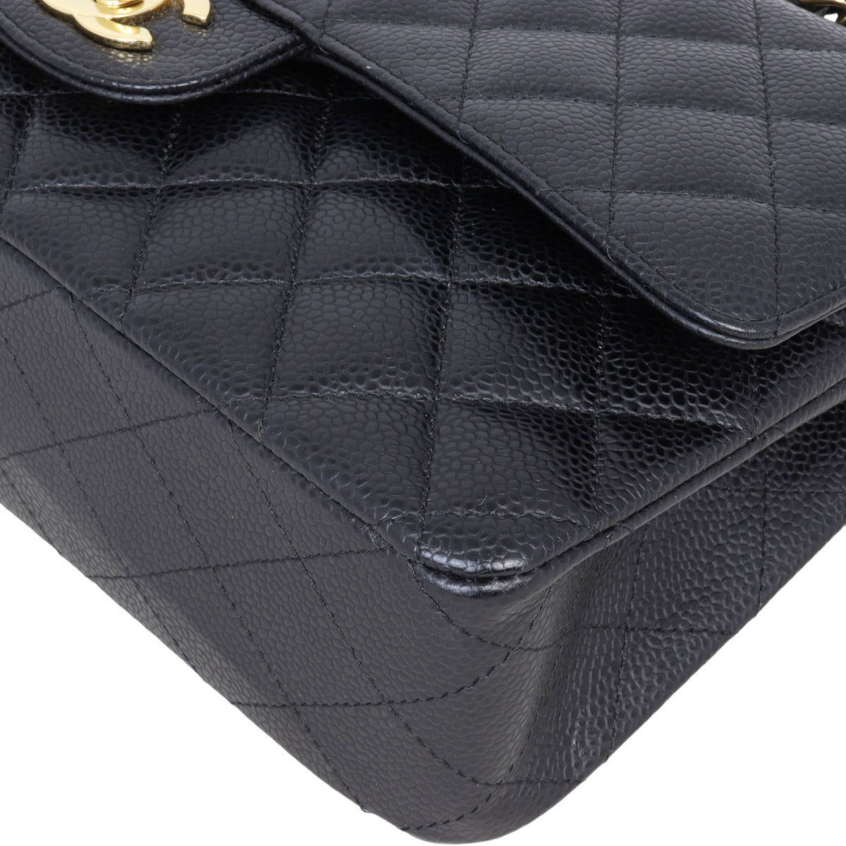 Chanel Classic Double Flap Medium | Black Caviar Gold Hardware