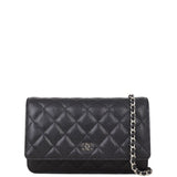 Chanel Classic Wallet on Chain | Black Caviar