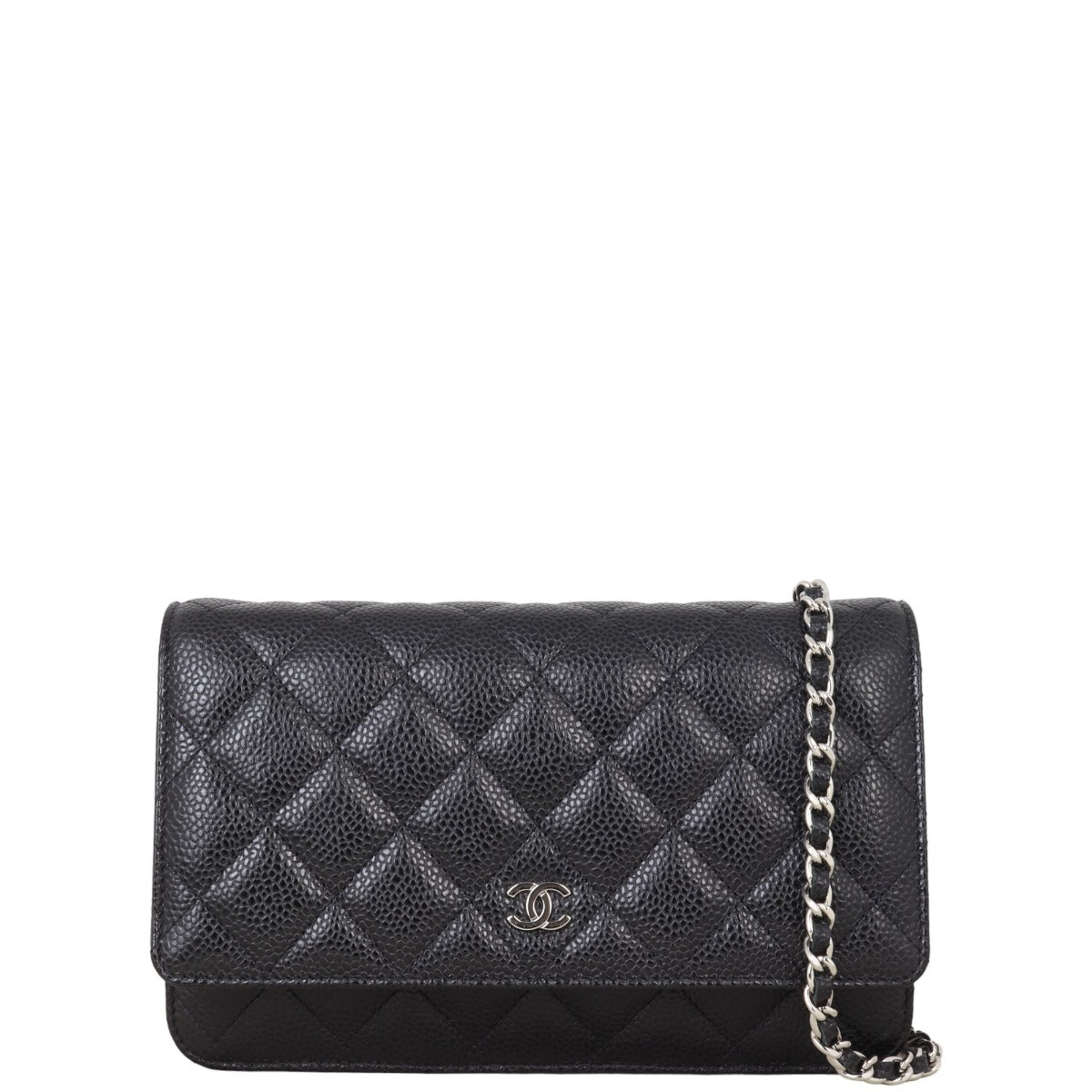 Chanel Classic Wallet on Chain | Black Caviar