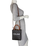 Celine Triomphe Vertical Cabas Tote Mini