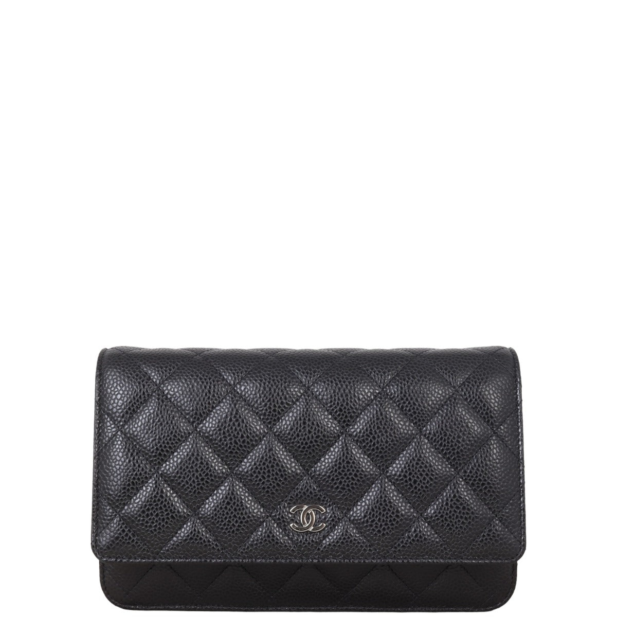 Chanel Classic Wallet on Chain | Black Caviar