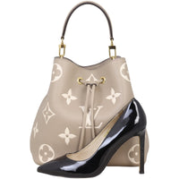 Louis Vuitton NeoNoe MM Monogram Empreinte Giant Bicolour