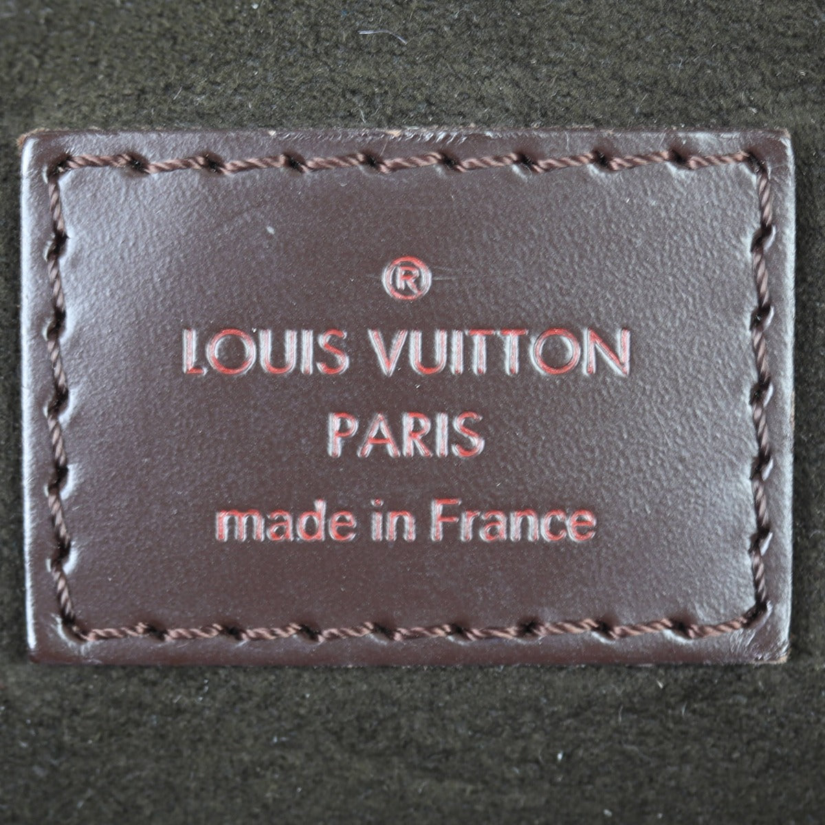 Louis Vuitton Portobello GM Damier Ebene Interior Stamp