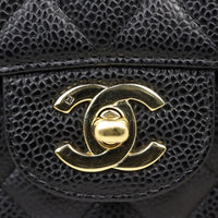 Chanel Classic Double Flap Medium | Black Caviar Gold Hardware