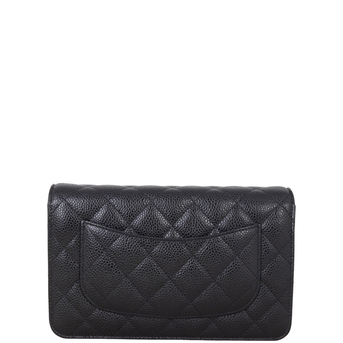 Chanel Classic Wallet on Chain | Black Caviar