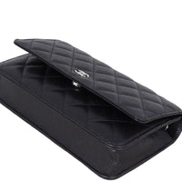 Chanel Classic Wallet on Chain | Black Caviar