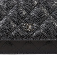 Chanel Classic Wallet on Chain | Black Caviar