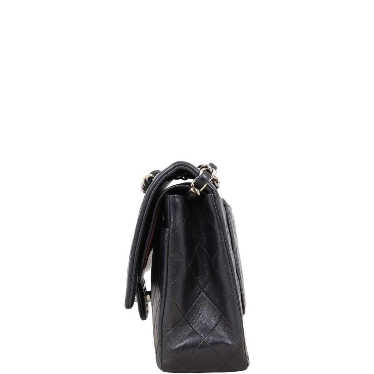 Chanel Classic Double Flap Medium | Black Silver Hardware